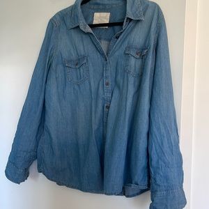 Denim blouse